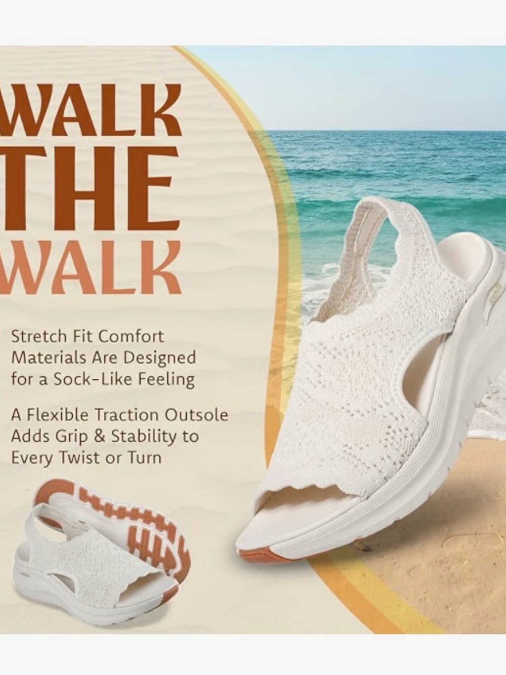 Women’s White Sketchers Arch Fit 2.0 - Flawless Choice (NWT) - Picture 3 of 6